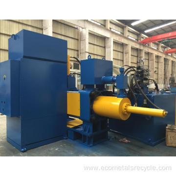 Horizontal Screw Metal Steel Cuttings Auto Briquette Machine